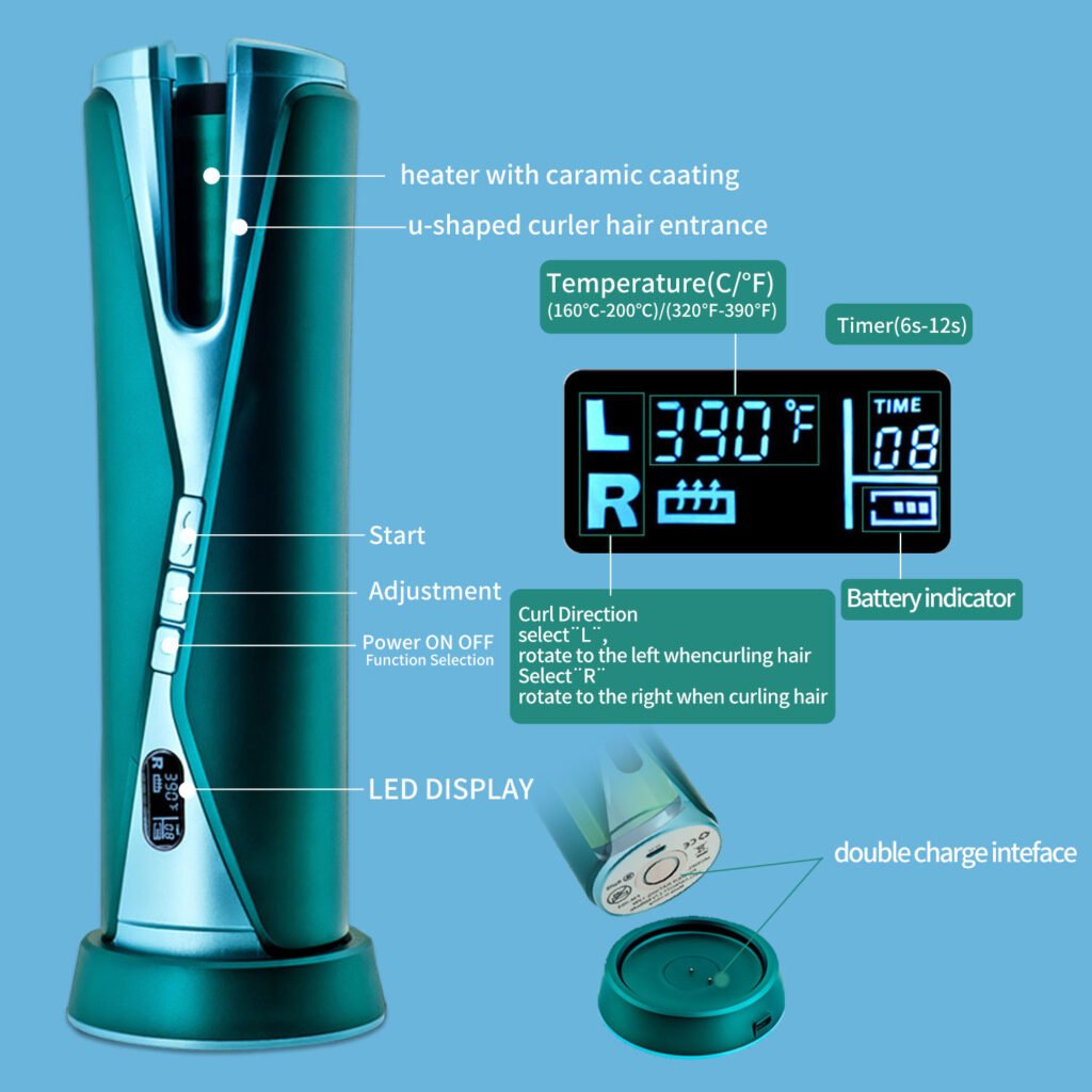 Cordless automatic hair curler manufacturer