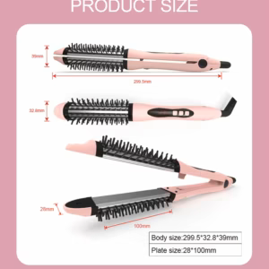 Wholesale 2-in-1 Ceramic Tourmaline Hair Straightener Curler 450F