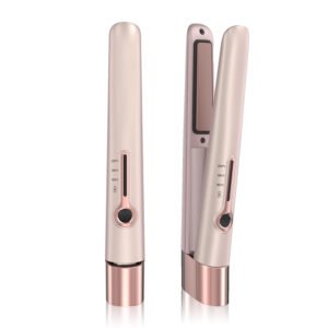rechargeable mini cordless hair straightener 2 in 1