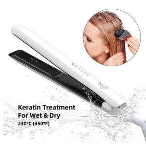wholesale 450F titanium flat iron for keratin treatment