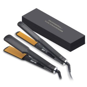 High Heat 480F Titanium Hair Straightener for Middle East Thick Hair