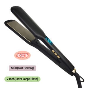 Wholesale 2 Inch Titanium Flat Iron 480F for Keratin Treatment