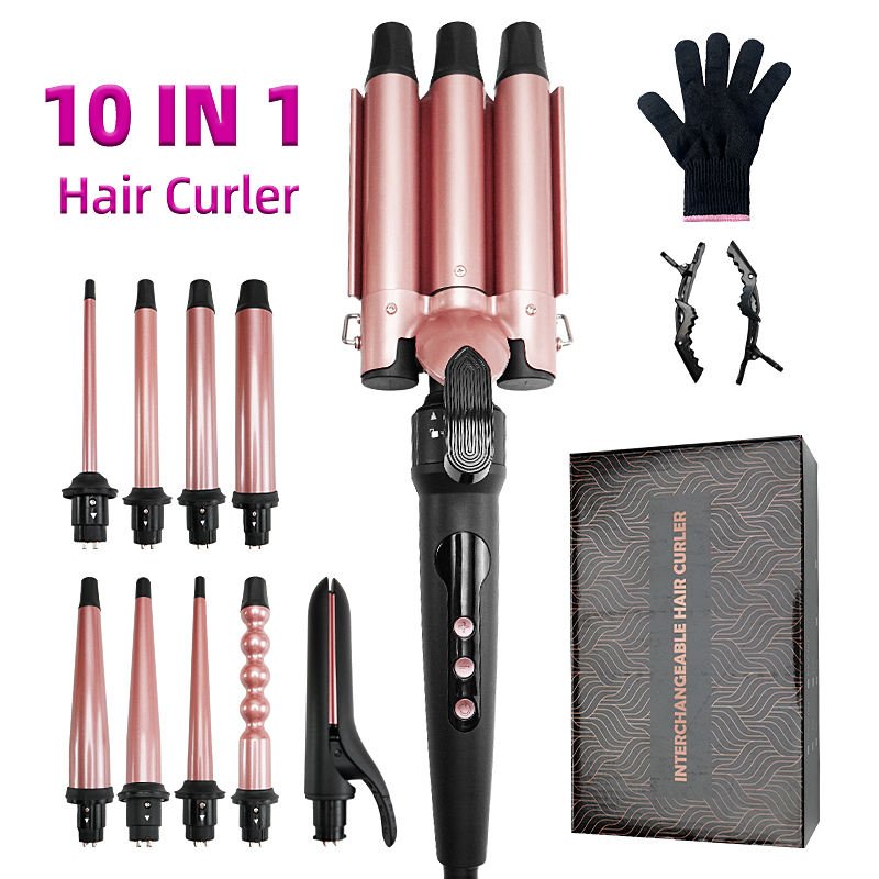OEM Custom 10-in-1 Curling Wand Set Supplier
