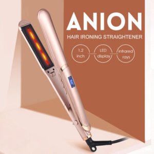 1.2 Inch LED Anion Infrared Hair Straightener Wholesale | SinoxaTech